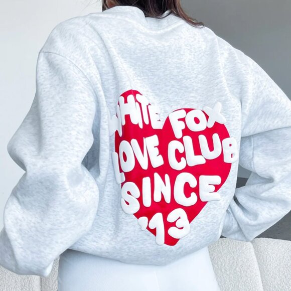 White Fox Boutique Sweaters - White Fox Love Club Oversized Sweater